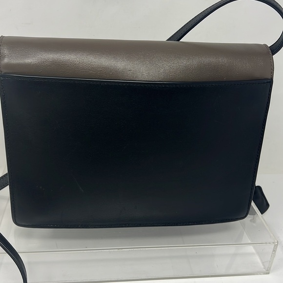 Michael Kors Collection Gia Medium Tricolor Crossbody Bag, Elephant - Picture 5 of 15